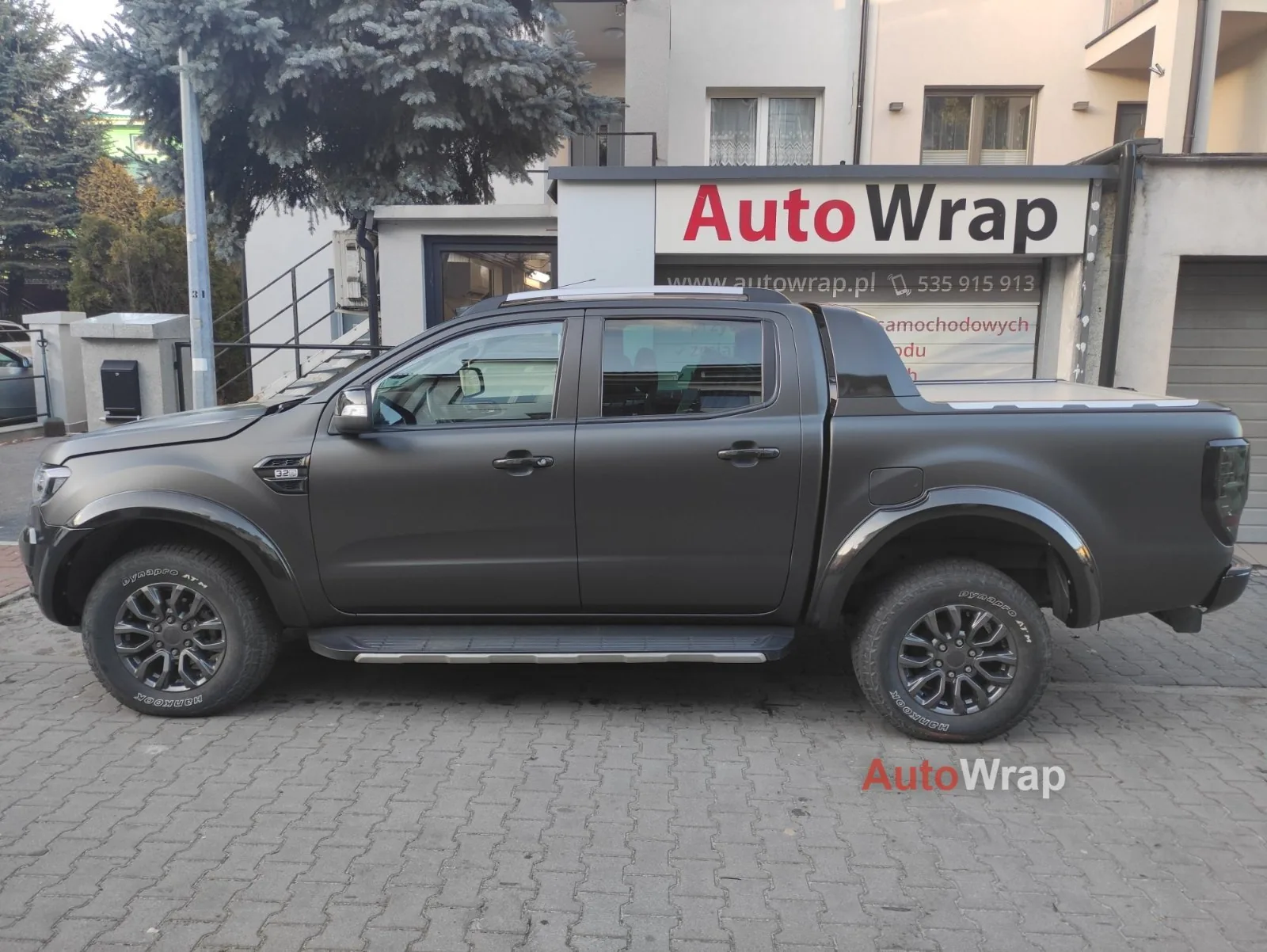 Ford Ranger oklejony folią matową
