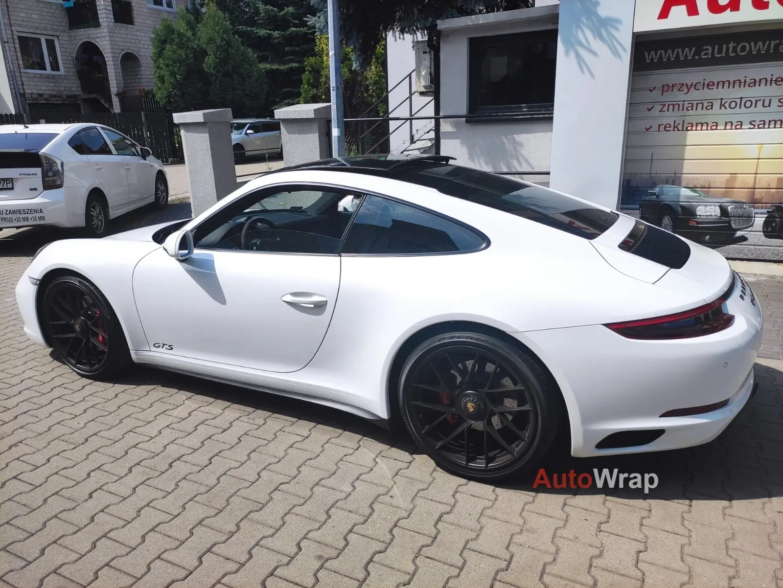 Porsche 911 GTS po przyciemnieniu szyb